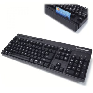 Heavy-Duty Keyboard with Magnetic Stripe Card Reader (KB-6868-MSR)