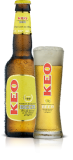 KEO LAGER BEER 4.5 % ( BOTTLED 24 X 330 ml )