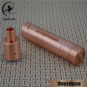 Kepler Overdose copper mechanical mod 1:1 clone copper mod clone