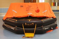 Marine Inflatable Throw Over-board Life Raft