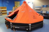 Davit-launched inflatable Life raft