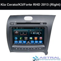 8 pouces Android Lecteur DVD de voiture pour Kia Cerato / K3 / Forte RHD 2013 (droite)...