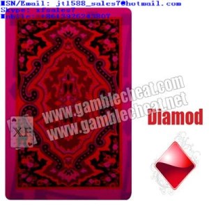 XF Gamble magique roi KEM Cartes de plastique pour les cartes marqués de rouge et blanc...