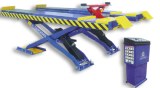 Large platform scissor lift for four wheel alignment