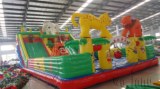 High Quality Football Bouncy Combo Inflatable Sports Slide