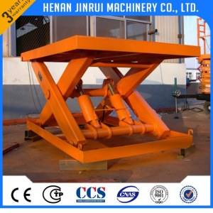 Stationary scissor hydraulic lift platform 500kg made in china factory