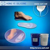 Silicone rubber for insole making
