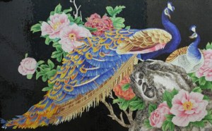 Lanjingling art glass mosaic hand-cut picture