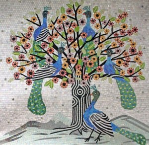 Lanjingling art glass mosaic hand-cut picture