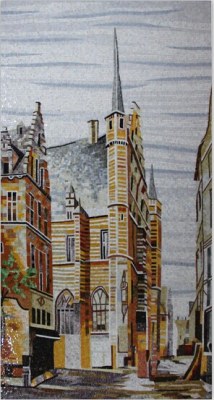 Lanjingling art glass mosaic hand-cut picture