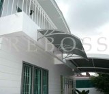 Noyau dans PC Aluminium Canopy --- Argent Support M2400A-A Canopy