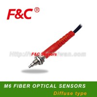 F&C diffuse-reflective fiber optic sensor, fiber sensor can be customized.