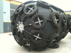 Pneumatic rubber fenders safe system