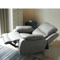 Canapé de massage Canapé à fonction électrique Siège d'espace en tissu technique jetabl...