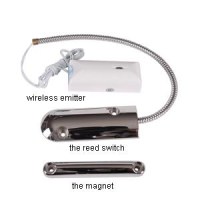 Installez laminage porte contact magnétique sans fil