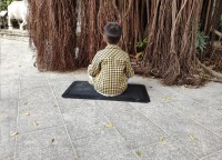 Coussinets de coussin assis antidérapants tapis de sol confortable debout à genoux assis méditati...