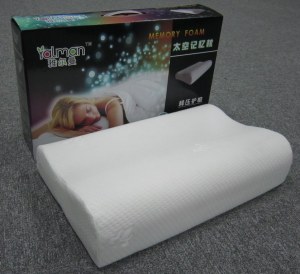 Memory foam Pillow contour shape, Memory foam neck Pillow