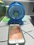 Rechargeable Electric Fan Palm Leaf Fan