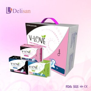 Agency of cheap price anion fuctional Vlove sanitary napkin