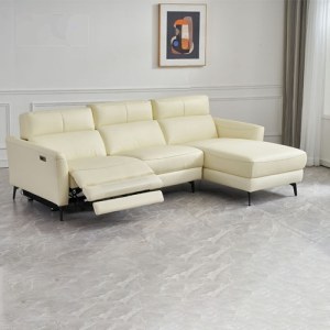 Canapé d'angle de salon minimaliste moderne Combinaison à trois places Chaise longue en...