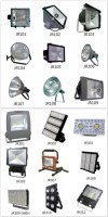 Flood lights metal halide lamps LED light in light tower site lighting