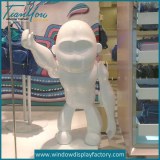 Decorative Life Size Fiberglass Monkey Statues Props