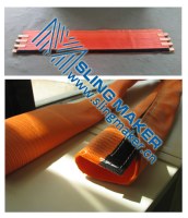 High quality PES pad and webbing sleeve for mooring rope protector acc.to European stan...