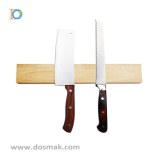 Bois de noyer Porte-couteaux magnétique