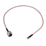 N Male to SMA Male, RG142 Cable, L=300mm