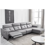 Nouveau italien minimaliste en cuir cuir Art fonctionnel canapé salon Simple mode en fo...