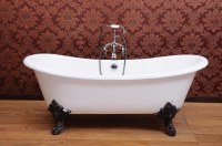 Cast Iron Double Slipper Tubs