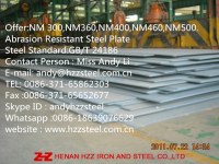 Offer:NM400 Abrasion Resistant Steel Sheet