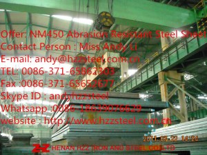 Offer:NM450 Abrasion Resistant Steel Sheet