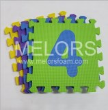 Melors EVA Colorful Waterproof Baby Toy Number Jigsaw Mat