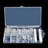 Tipkasten Tipbox Classic Nagel tips 100 Stück Nails+2 Nagelklebe