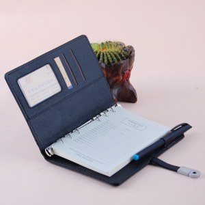 PU cover D-rings binding organiser