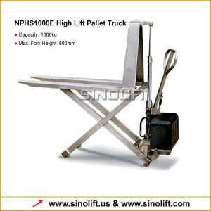 ENSP électrique série High Lift Transpalette