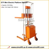 ETF Mini Electric Plate-forme Stacker