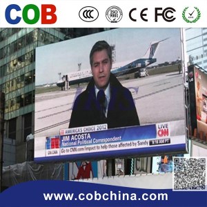 P10 plein couleur extérieur vidéo led publicité panneau