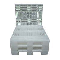 Palettes en plastique 1200X800X155