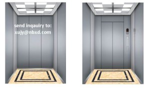 Gearless Machine Drive VVVF Energy-saving Light Curtain Protetion Stretcher Lift