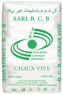 Chaux dolomitique vive et dolomie