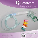 Hyperbaric Disposable colorful Adjustable Oxygen Venturi Mask with six diluters