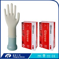 Gants médicaux en latex examen jetable grade