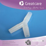 Medical Polymer Materials Y shape Connector in Surgical Supplies
