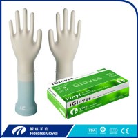 9 '' gants d'examen jetables hôpital vinyle fabricant