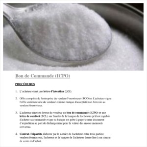 Sucre brésilien ICUMSA en vente sur commande