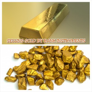 Vente d'or sous garantie bancaire