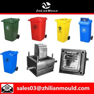 Moule en plastique de la poubelle d'injection de haute qualité.
