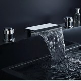 MODERN CHROME FINISH BRASS ONE HOLE ONE SINGLE HANDLE BATHROOM SINK TAP 4905